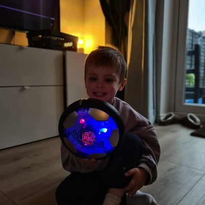 HoverBall™ - Svävande fotboll för inomhuslek med mjuk kant & LED-ljus