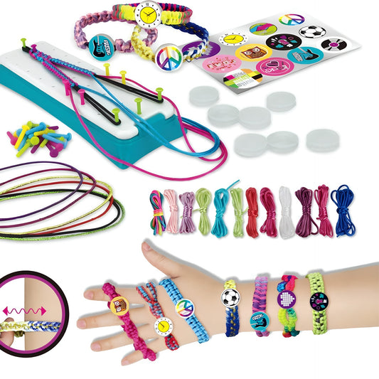 Barnens flätningsset - skapa färgglada armband