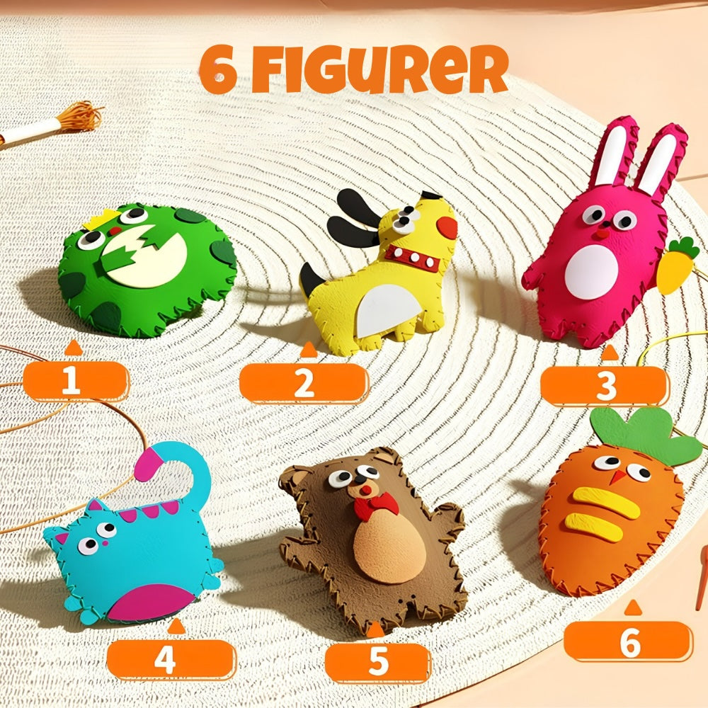 Broderikit - gör-det-själv-sy-kit för barn