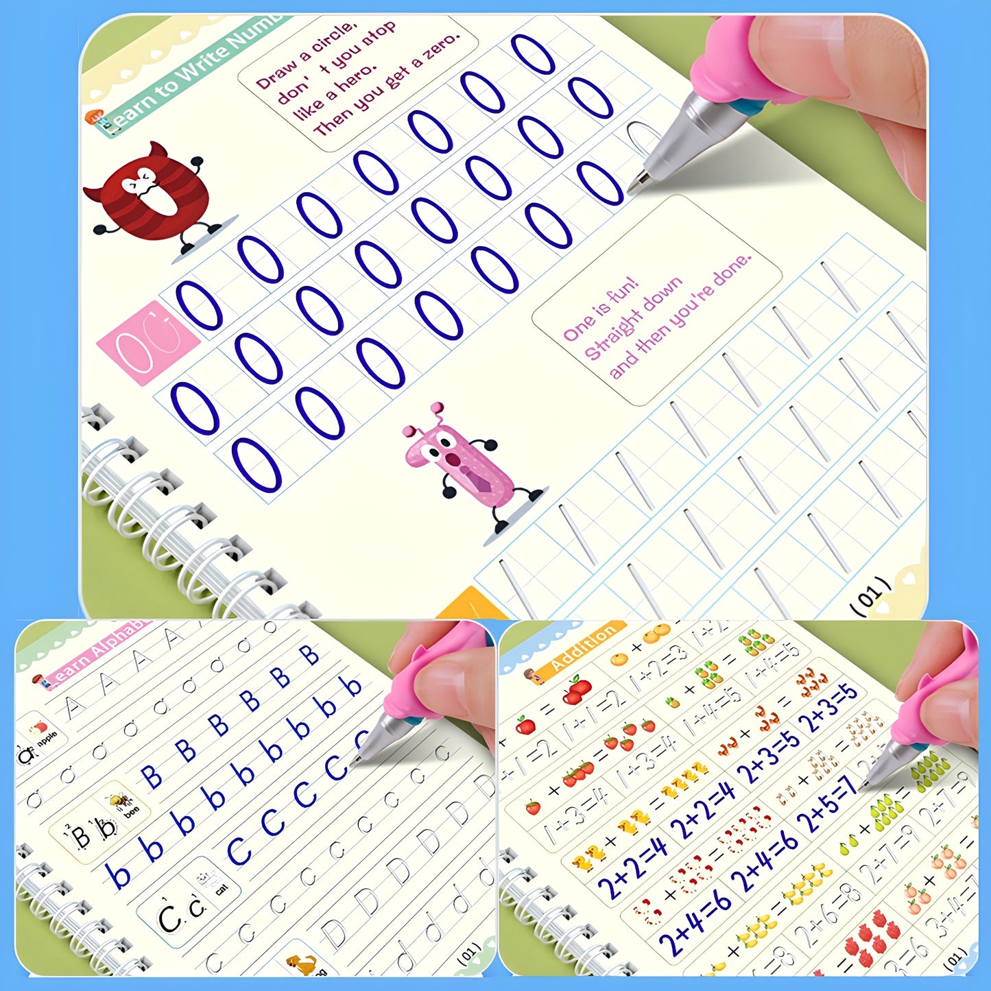 Lär & Lekpaketet - 4 magiska häften