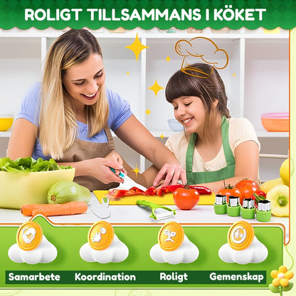 Säkra barnknivar & köksredskap