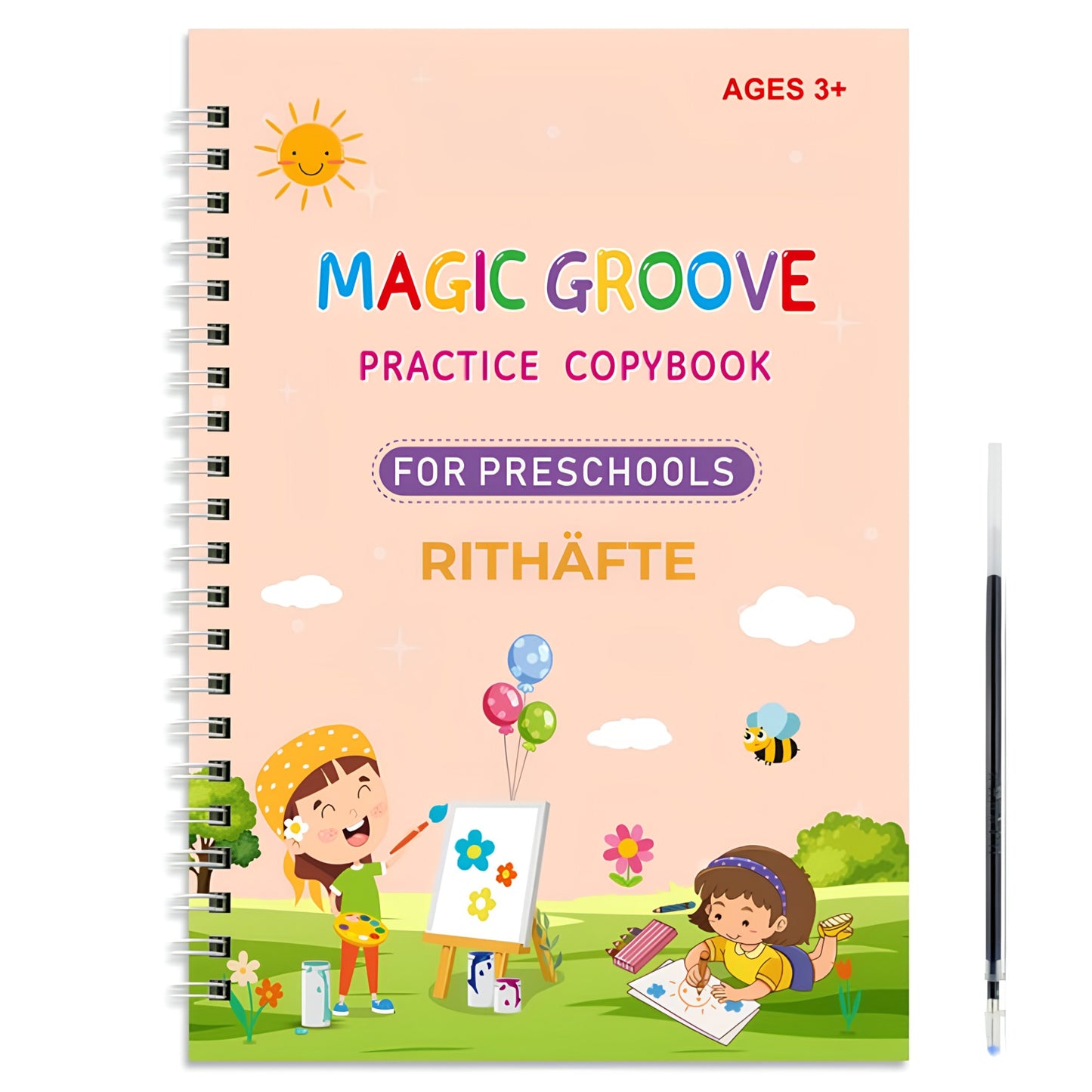 Lär & Lekpaketet - 4 magiska häften